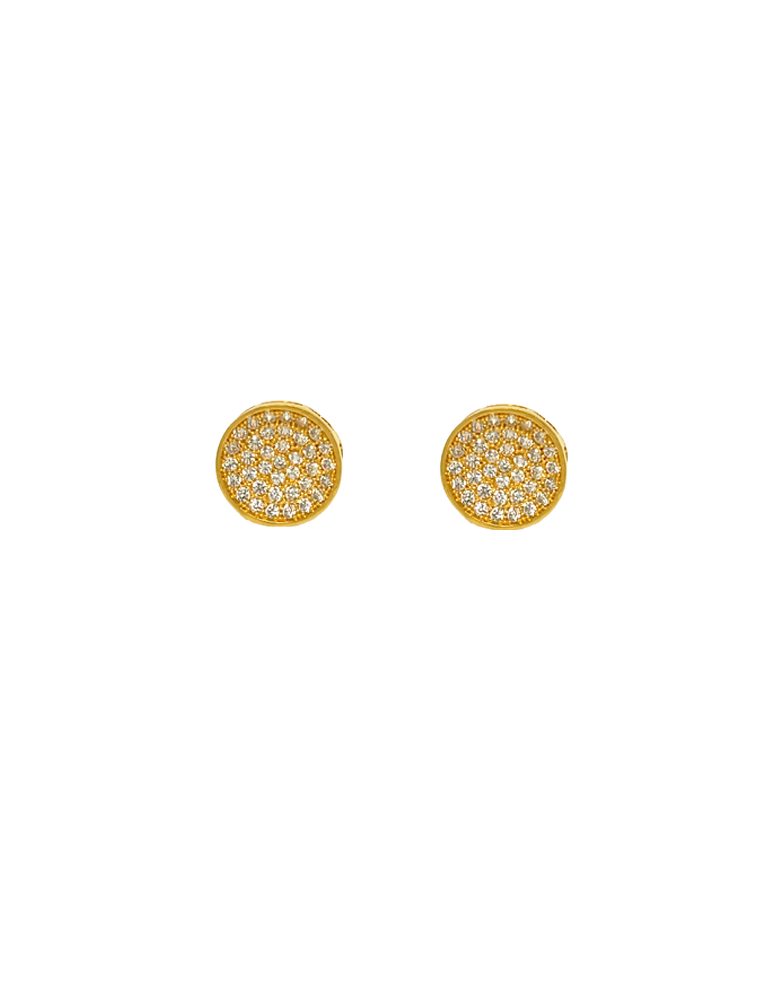 22K Gold and Emerald Earrings – FETNEH BLAKE CONCEPT